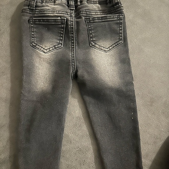 Stylish Kids Distressed Gray Jeans - Picture 2 of 2